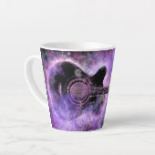 Musique guitare Latte Mug (Angle gauche)