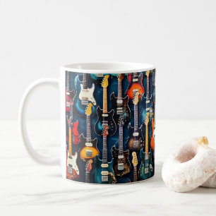 Musique Guitares Café Mug