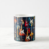 Musique Guitares Café Mug (Centre)