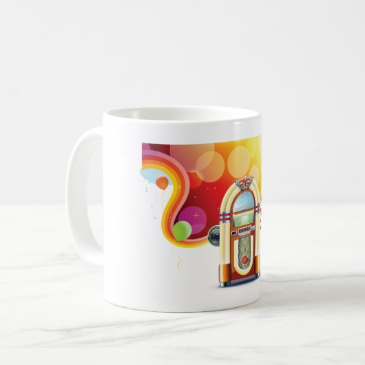 Musique Juke Box Mug (Devant gauche)