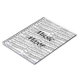 Musique Major Carnet Journal