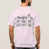 musique mens tshirts jazz player guitare en laiton (Dos)