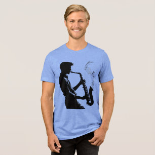 musique mens tshirts soul saxophone player