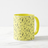 Musique noire personnalisée Café Mug (Devant droit)