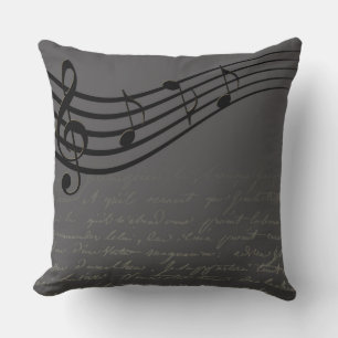 Musique Note Coussin décoratif