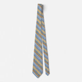 Musique Note Grille Brown Et Cravate Bleu (Devant)