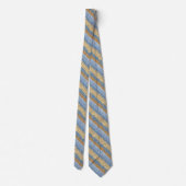 Musique Note Grille Brown Et Cravate Bleu (Dos)
