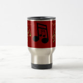 Musique Notes Musique Amant Cadeau Voyage Mug (Centre)