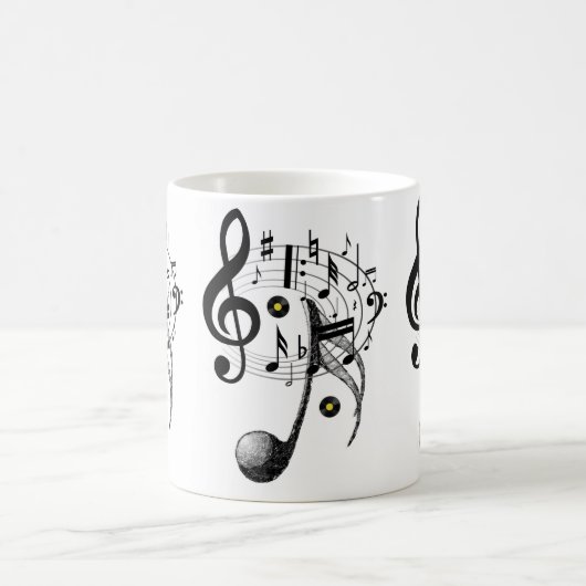 Musique Notes Musique Mug (Centre)