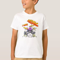 Musique Octopus T-shirt enfant personnalisable