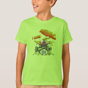 Musique Octopus Vêtements T-shirt