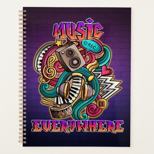 Musique partout graffiti (Devant)