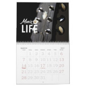 Musique Photos & Citations Calendrier mural (Mar 2027)