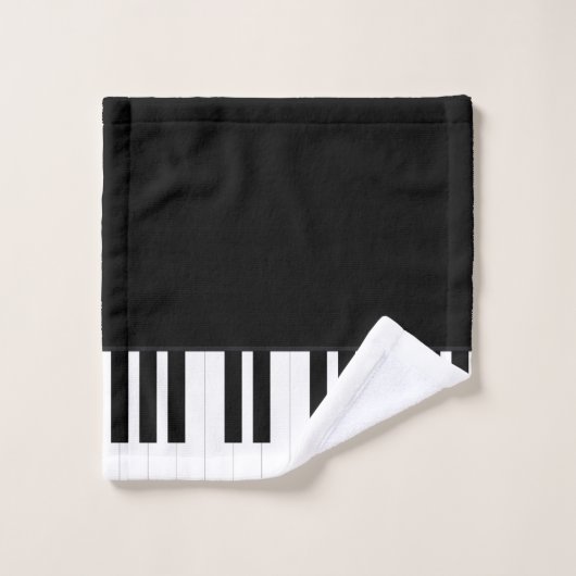 MUSIQUE PIANO (Gant de toilette)