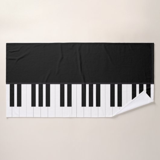 MUSIQUE PIANO (Serviette de bain)