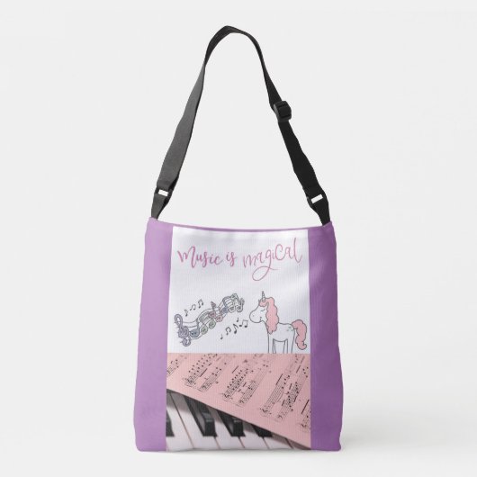 Musique piano licorne sac enfants (Dos)
