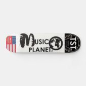 MUSIQUE PLANET USA Skateboard (Horz)