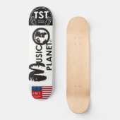 MUSIQUE PLANET USA Skateboard (Recto)