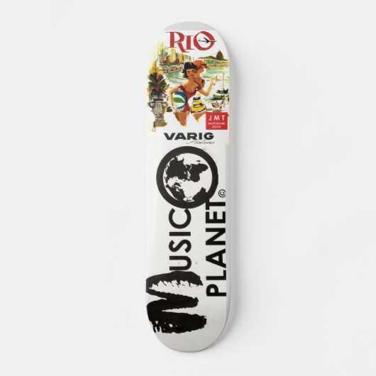 MUSIQUE  PLANÈTE Skateboard (Recto)