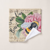 Musique Pour Abees Pink Peony (Gant de toilette)