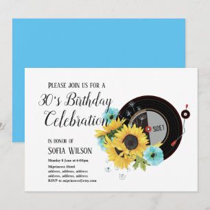 musique pour adultes, invitation à une fête d'anni