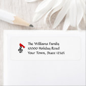 Musique & Red Bird Adresse de retour Étiquettes (En situation)