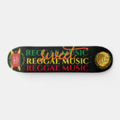 MUSIQUE REGGAE DOUCE Planche de skateboard 7 3/4" (Horz)