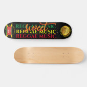 MUSIQUE REGGAE DOUCE Planche de skateboard 7 3/4" (Horz)