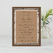 Musique Romance Invitation (Debout devant)