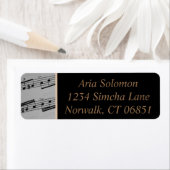 Musique Romance Retourner l'adresse Étiquettes (En situation)