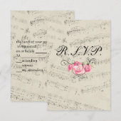 Musique romantique moderne note Mariage réponse RS (Devant / Derrière)