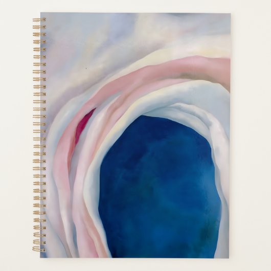 Musique rose et bleu par O'Keeffe (Devant)