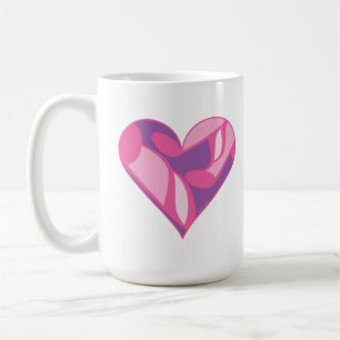 Musique rose Note Coeur Motif Mug