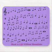 Musique sans tapis de souris de frontières (Devant)