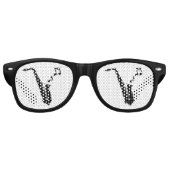 Musique saxophone Retro Party Lunettes de soleil (Devant)