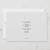 Musique simple Invitation de diplômes majeurs (Dos)