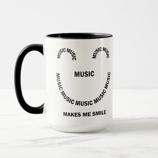Musique Smile Mug (Gauche)