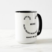 Musique Smile Mug (Devant droit)