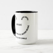 Musique Smile Mug (Devant gauche)