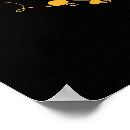 Musique sur Stress Off (1) Affiche de devis inspir (Coin)