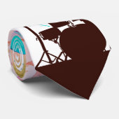 Musique tambour bande cravate tambour ensemble mus (Roulé)