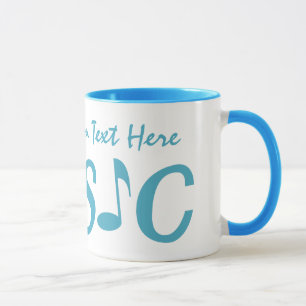 MUSIQUE tasses personnalisées