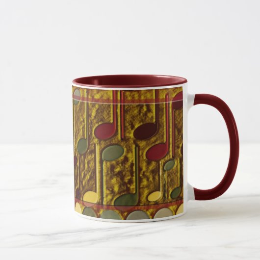 Musique Textures Mug (Droite)