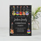 Musique Thématique Guitare Noël Invitation (Debout devant)