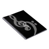 Musique - Treble et Bass Clef - Carnet (Côté Droit)