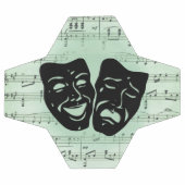 Musique verte et masques grecs de théâtre (Plat)