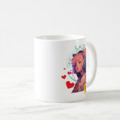 Musique Vibes Seulement Café Mug - Kawaii Anime Gi (Devant droit)