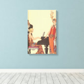 Musique vintage, chanteur de piano Art Déco (Insitu (Plancher de Bois))