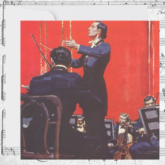 Musique vintage, Conduite d'une invitation d'orche