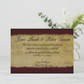 Musique Vintage, invitation (Debout devant)